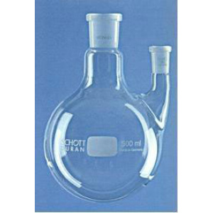 Duran glass flask, ml 5000, centr. NS 45/40, lat.paral. NS 29/32